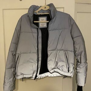 Gap Fit Reflective Puffer